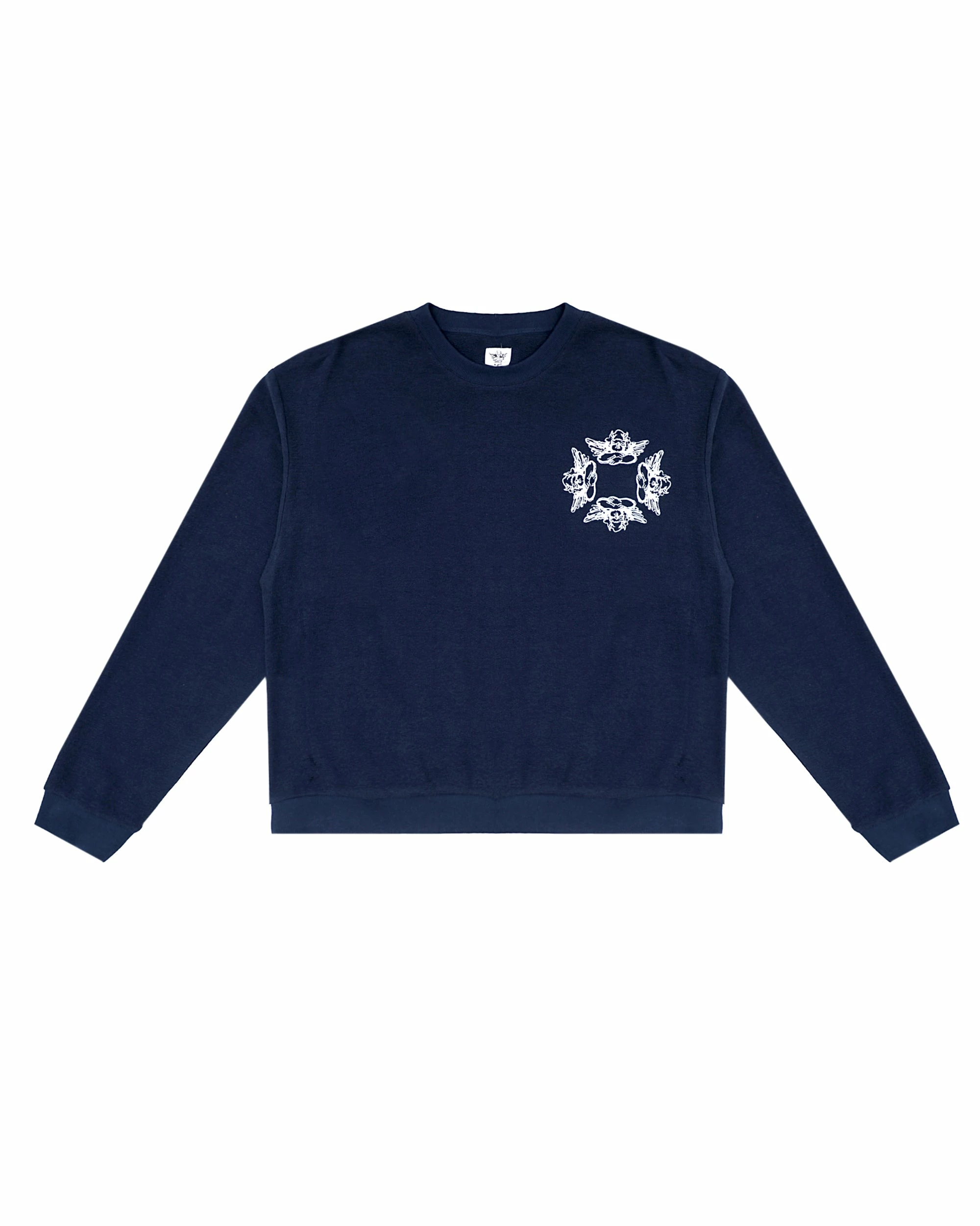 BOYS LIE X Navy Room To Grow Crewneck 9 BOYS LIE X Navy Room To Grow Crewneck - Image 7