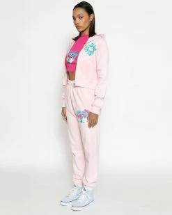 BOYS LIE X Sorry Siren Pink Zip-Up Hoodie -Boys Lie Sales Store 4O7A8306