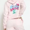 BOYS LIE X Sorry Siren Pink Zip-Up Hoodie -Boys Lie Sales Store 4O7A8323