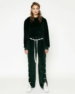 BOYS LIE X Green Oh Snap Velour Pants -Boys Lie Sales Store 4O7A9413rcopy