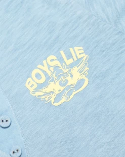 BOYS LIE X Misty Blue Crop Henley 21 BOYS LIE X Misty Blue Crop Henley -Boys Lie Sales Store 4O7A9549r