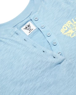 BOYS LIE X Misty Blue Crop Henley 20 BOYS LIE X Misty Blue Crop Henley -Boys Lie Sales Store 4O7A9551r
