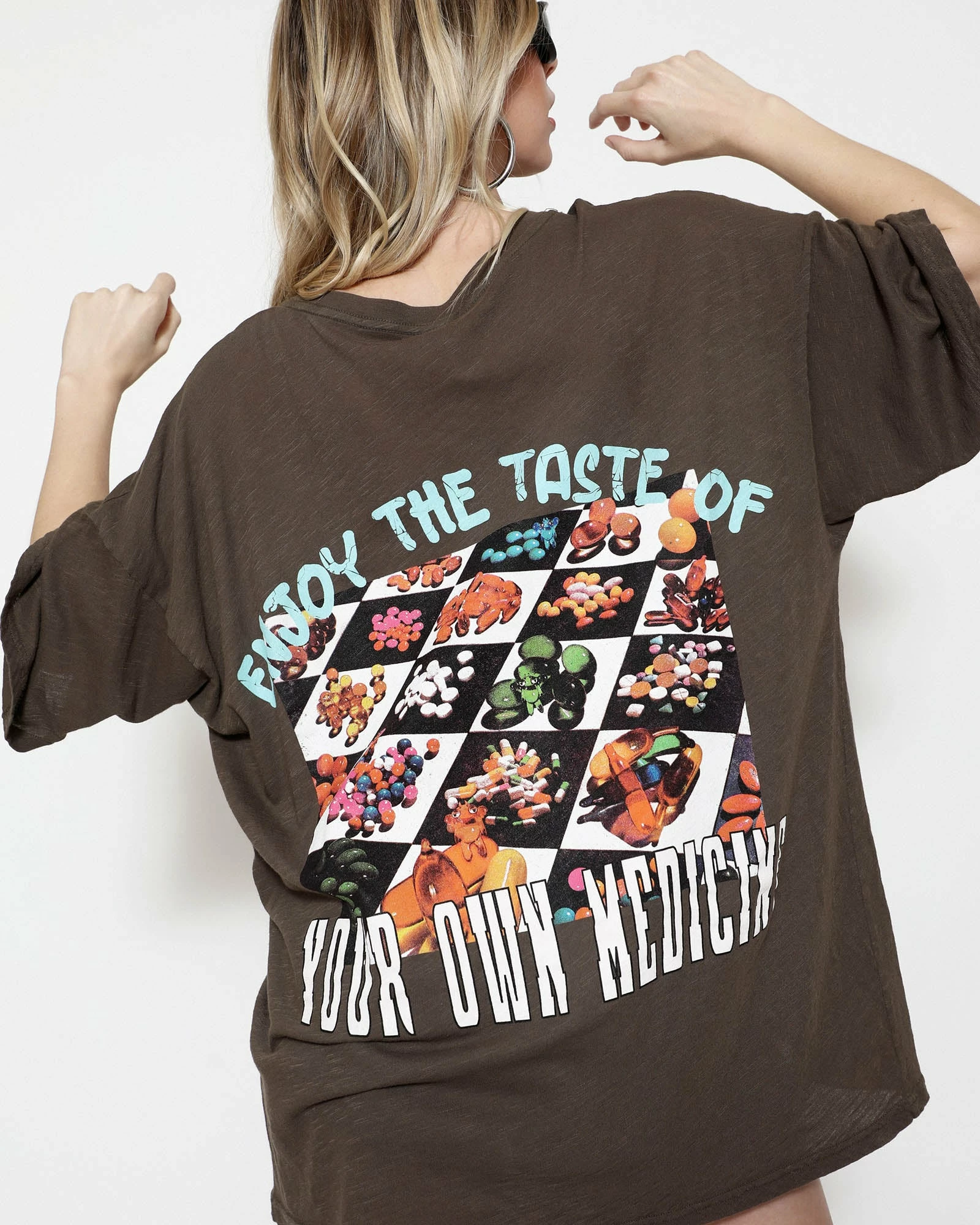 BOYS LIE X Checkmate Boyfriend Tee 4 BOYS LIE X Checkmate Boyfriend Tee - Image 2