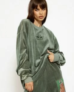 BOYS LIE X Twin Flame Velour Crewneck