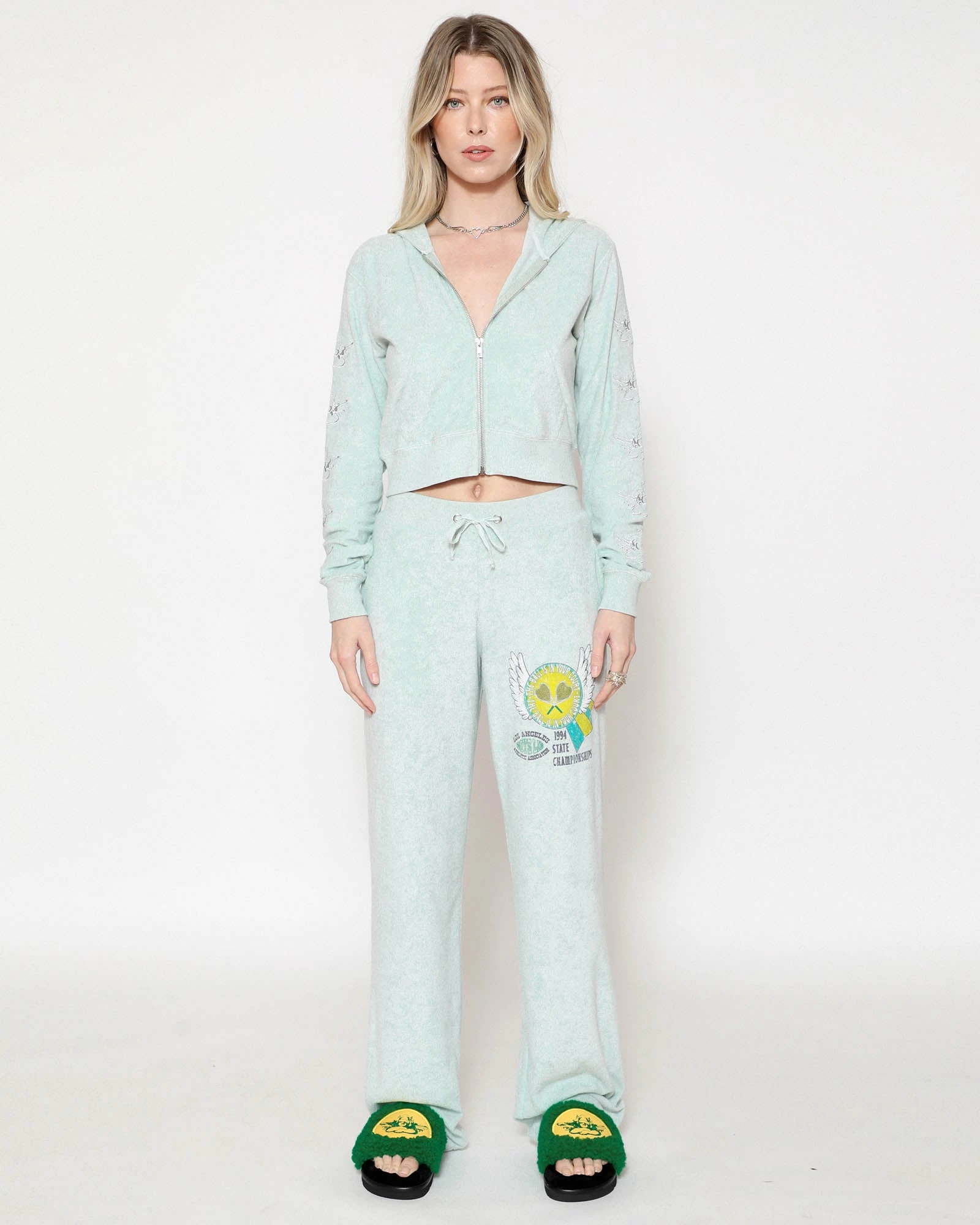 BOYS LIE X State Champs Terry Zip-Up Hoodie 6 BOYS LIE X State Champs Terry Zip-Up Hoodie - Image 4