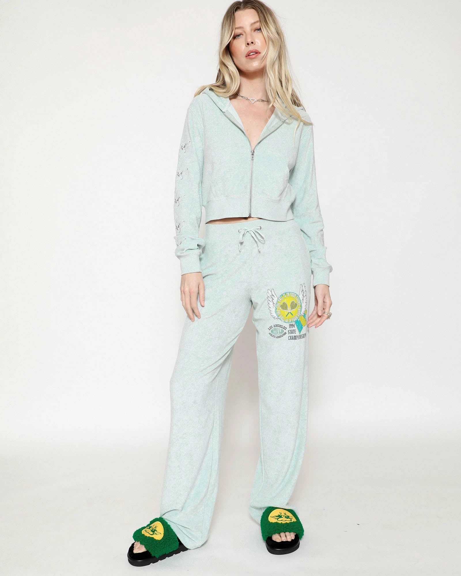 BOYS LIE X State Champs Terry Zip-Up Hoodie 5 BOYS LIE X State Champs Terry Zip-Up Hoodie - Image 3