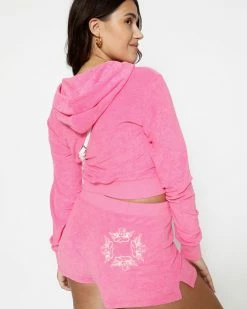 BOYS LIE X Pinky Promise Terry Zip-Up Hoodie -Boys Lie Sales Store 4O7A9869