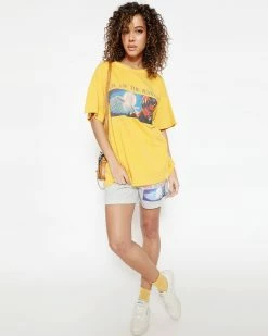 BOYS LIE X Yellow Knightlight Boyfriend Tee -Boys Lie Sales Store 4O7A9923