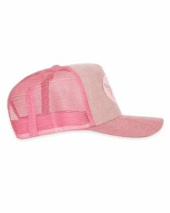 BOYS LIE X Bubble Gum Corduroy Trucker Hat -Boys Lie Sales Store BubbleGum03copy3