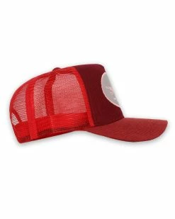BOYS LIE X Merlot Corduroy Trucker Hat -Boys Lie Sales Store Merlot03copy3