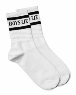 BOYS LIE X Neutral Pack Socks - Set Of 5 -Boys Lie Sales Store White Blackcopy
