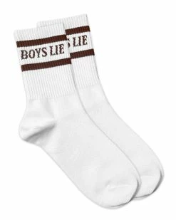 BOYS LIE X Neutral Pack Socks - Set Of 5 -Boys Lie Sales Store White Browncopy