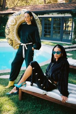 BOYS LIE X Black Oh Snap Velour Pants -Boys Lie Sales Store aimee750008246 413 copy d5bd934c 8290 4584 b4f8 e793fe480e36